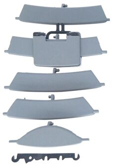 Auto Voor A/C Air Vent Outlet Tab Clip Reparatie Kit Voor Mercedes Benz Ml Gl Klasse ML300 GL450 w164 grijs