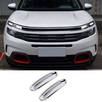 Auto Voorbumper Air Outlet Cover Voorbumper Luchtuitlaat Decoratieve Frame Voor Citroen C5 Tianyi Aircross
