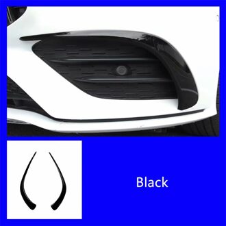 Auto Voorbumper Mistlamp Lucht Mes Spoiler Flap Trim Grill Rooster Decoratie Voor Mercedes Benz Cla C118 Shark vinnen Trim zwart