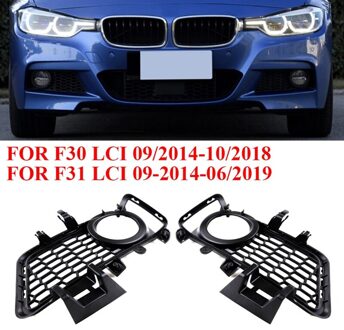 Auto Voorbumper Mistlamp Roosters Voor-Bmw 3 Serie F30 F31 F35 51118062631 51118062632 Links & Rechts