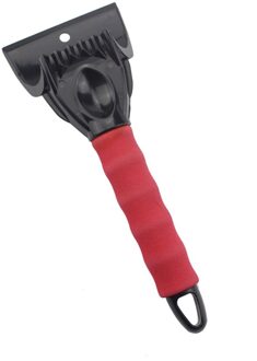 Auto Voorruit Ijskrabber Plastic Sneeuw Schop Borstel Sneeuw Removal Voor Auto 'S En Kleine Vrachtwagens rood