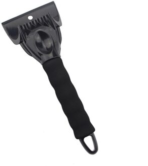 Auto Voorruit Ijskrabber Plastic Sneeuw Schop Borstel Sneeuw Removal Voor Auto 'S En Kleine Vrachtwagens zwart