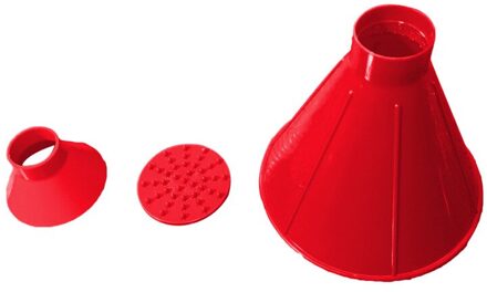 Auto Voorruit Magic Kegelvormige Voorruit Ijskrabber Sneeuw Schop Tool Driedelig Pak Auto Vervangende Onderdelen Rood