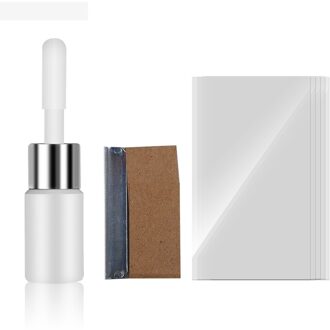 Auto voorruit onderhoud kit Hars vensterglas reparatie tool voorruit cleaner crack dent restauratie advensive set niet telefoon grijs