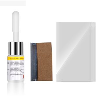 Auto Voorruit Reparatie Hars Kits DIY Venster Repair Tool automobile Glas Kras Crack Herstellen Venster reparatie kit met logo