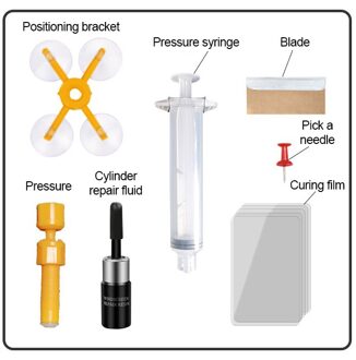 Auto Voorruit Reparatie Kit Glas Voorruit Herstellen Repareren Gereedschap Set Uv Licht Diy Car Auto Kit Glas Voor Chip Crack TSLM1