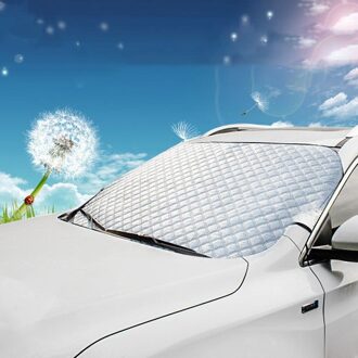 Auto Voorruit Sneeuw In De Winter Sneeuw En Warmte-isolatie