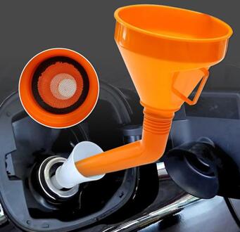 Auto Vullen Apparatuur Universele Plastic Motorfiets Tanken Benzine Motorolie Trechter Met Filter Rem Vloeibare Vulling Apparatuur