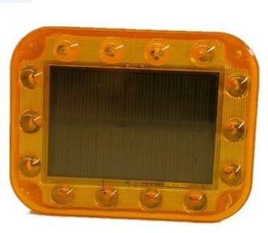 Auto Waarschuwingslichten Anti Kop-staartbotsing Verkeer Waarschuwingslampje Hoge Magnetische Adsorptie Flash Roterende Zonne-energie Licht geel