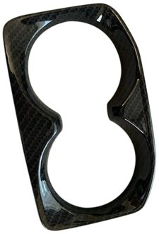 Auto Water Bekerhouder Frame Cover Stickers Voor Peugeot 5008 3008 Gt Abs Carbon Fiber