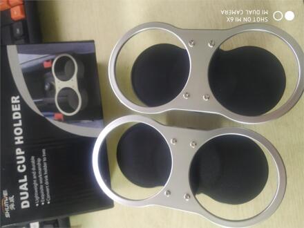 Auto Water Drinken Fles Dranken Mount Stand Voor Volvo Universe C30 S80L C70 V50 S40 Zilver