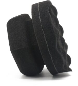 Auto Wax Polijsten Spons Zeshoekige Grip Applicator Hand Band Wax Spons Hoge Dichtheid Spons Auto Wasstraat Tire C 7HH1502383-L