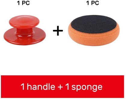 Auto Wax Wassen Polish Pad Spons Schuim Kit Microfiber Applicator Pads Met Grijper Handvat Auto-Styling 2 stk