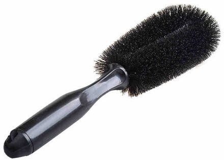 Auto Wiel Band Wasborstel Motorfiets Wheel Tyre Auto Tapijten Scrub Brush Cleaning Tools zwart