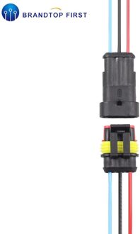 Auto Wire Connector 1 2 3 4 5 6 Manier 1P 2P 3P 4P 5P auto Connector Mannelijke & Vrouwelijke Waterdichte Elektrische Connector Plug Met Kabel