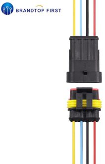 Auto Wire Connector 1 2 3 4 5 6 Manier 1P 2P 3P 4P 5P auto Connector Mannelijke & Vrouwelijke Waterdichte Elektrische Connector Plug Met Kabel