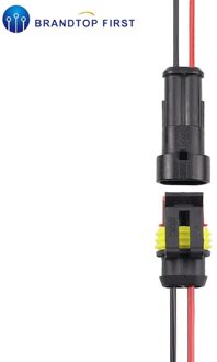 Auto Wire Connector 1 2 3 4 5 6 Manier 1P 2P 3P 4P 5P auto Connector Mannelijke & Vrouwelijke Waterdichte Elektrische Connector Plug Met Kabel