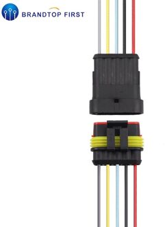 Auto Wire Connector 1 2 3 4 5 6 Manier 1P 2P 3P 4P 5P auto Connector Mannelijke & Vrouwelijke Waterdichte Elektrische Connector Plug Met Kabel
