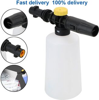 Auto Zeep Schuim Generator Voor Karcher K2 K3 K4 K5 K6 K7 Hoge Hogedrukreinigers Verstelbare Spuit Nozzle 750Ml sneeuw Foam Lance Tool