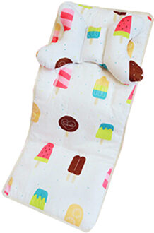 Auto Zitkussen Wandelwagen Katoenen Kussen Water Slip Ademende Dubbelzijdig Liner Mat Pad 01