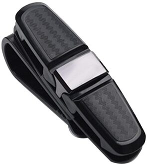 Auto Zonnebril Frame Carbon Fiber Bill Bril Clip Multifunctionele Abs Auto Creatieve Oog Doos Card Clip nee.2