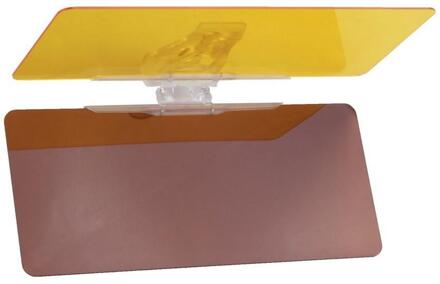 Auto Zonneklep Hd Anti Zonlicht Dazzling Dag Nachtzicht Rijden Spiegel Uv Fold Flip Down Clear View