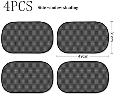 Auto Zonnescherm Interieur Voorruit Zonnescherm Cover Uv Protector Zon Blind Paraplu Voor Suv Sedan Bescherming Voorruit kant window hoes