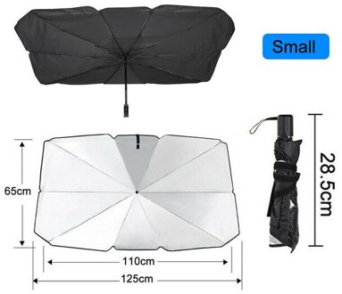 Auto Zonnescherm Protector Parasol Auto Voorruit Zonnescherm Covers Auto Zon Protector Interieur Voorruit Bescherming Accessoires Donkergrijs