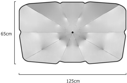 Auto Zonnescherm Uv Protector Parasol Interieur Auto Voorruit Voorruit Cover Intrekbare Zon Blind Paraplu Accessoires