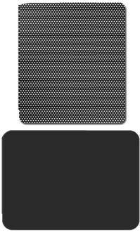 Auto Zonnescherm Zon Blok Film Auto Sticker Auto Statische Sticker Vensterglas Zonnebrandcrème Gordijn Warmte-isolatie Gordijn zwart 105x52cm