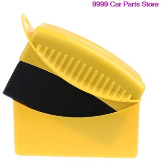 Autobanden Met Deksels, Band Contour Dressing Applicator Pads Polijsten Oliën Spons Borstel Interieur Trim Hoeken Waxen geel