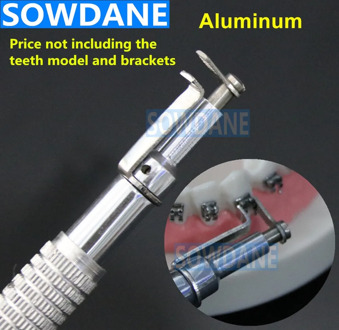 Autoclavable Dental Orthodontic Positive Bracket Positioner Placer Aluminum, Bracket Holder Dentist Placing Brace Tool