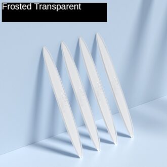 Autodeur Anti-Collision Onzichtbare Bumper Strip Bar Stickers Side Edge Protection Guards Achteruitkijkspiegel Cover Forsted transparant