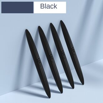 Autodeur Anti-Collision Onzichtbare Bumper Strip Bar Stickers Side Edge Protection Guards Achteruitkijkspiegel Cover zwart