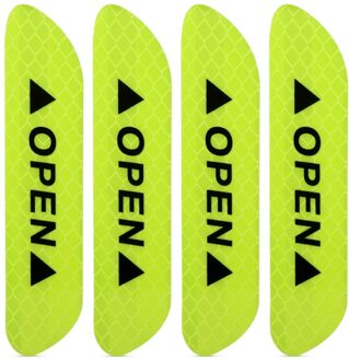 Autodeur Veiligheidswaarschuwing Reflecterende Sticker Voor Morris Garages Mg 3 6 Gs Gt Hs groen