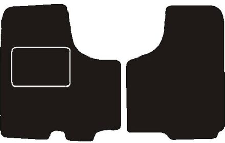 Automat Opel Vivaro 2001- Voormat 2-delig BL1566001