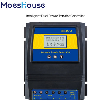 Automatic ATS Dual Power Transfer Switch Solar Charge Controller for Solar wind System DC 12V 24V 48V AC 110V 220V on/off grid