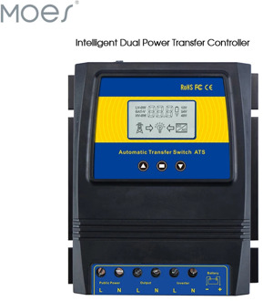Automatic ATS Dual Power Transfer Switch Solar Charge Controller for Solar wind System DC 12V 24V 48V AC 110V 220V on/off grid