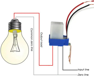 Automatic Auto On Off Light Sensor Street Switch 220V 50-60Hz 10A Photo Control Automatic Sensor Switch Home Garden