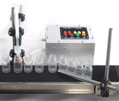 Automatic Conveyor Belt Single Head Liquid Filling Can Sense High Precision High Temperature And Heat Resistance Filling Machine