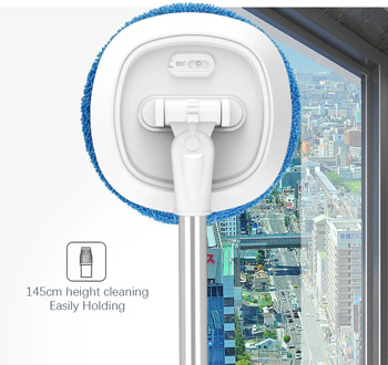 Automatic Electric Cordless Window Cleaner 3M Cleaning Factor Flexible 145cm Telescopic Rod Save Labor Mop Sweeper USB Charging