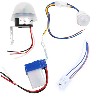 Automatic Lamp Photocell Light Controller Photoswitch PIR Sensor Detector Switch Sound 220v Home Improvement Outdoor Lighting