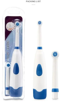 Automatic Ultrasonic Electric Tooth Brush IPX7 Waterproof Rotating Tooth Brush with 2 Brush Heads