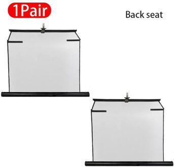 Automatisch Side Gordijnen Voor Auto Zonnescherm Cover Anti Uv Parasols Privacy Bescherming Auto Zon Auto Goederen achterkant 1 paar