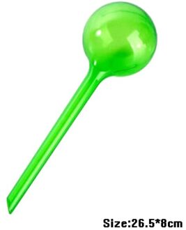 Automatisch Sproeisysteem Apparaat Kamerplant Plant Pot Bulb Globe Tuin Huis Waterer Tuin Besproeiing Druppelirrigatie D 26.5cm x 8cm groen