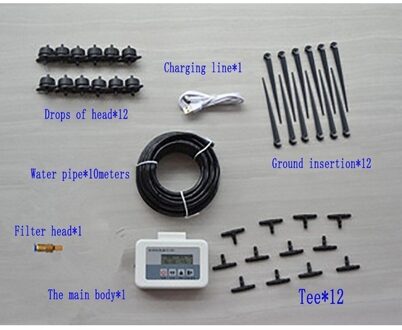 Automatisch Sproeisysteem Apparaat Verbeterde Zonne-energie Opladen Intelligent Tuin Potplanten Drip Irrigatie Waterpomp Timer Systeem standaard