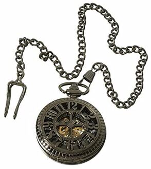 Automatisch zakhorloge mechanisch Peaky Blinders Vintage Double Hunter Zwart