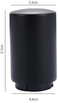 Automatische Bier Flesopener Magneet Bier Opener Rvs Push Down Opener Wijn Bier Soda Cap Opener Keuken Accessoires zwart