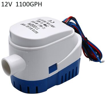 Automatische Bilge Waterpomp 12V/24V 750GPH/1100GPH Voor Submersible Auto Pomp Met Vlotterschakelaar Zee boot Marine Aas Tank Vis B 12V 1100GPH
