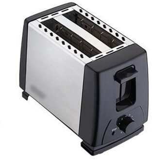 Automatische Broodrooster Rvs Broodrooster Huishoudelijke Sandwich Maker Multifunctionele Ontbijt Machine Spit Driver Oven EU